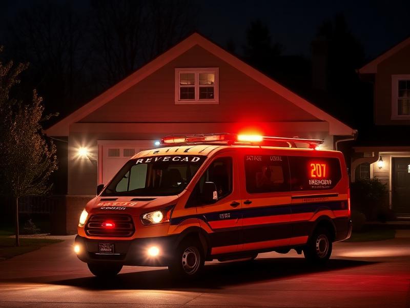 Emergency release mechanism on residential garage door opener